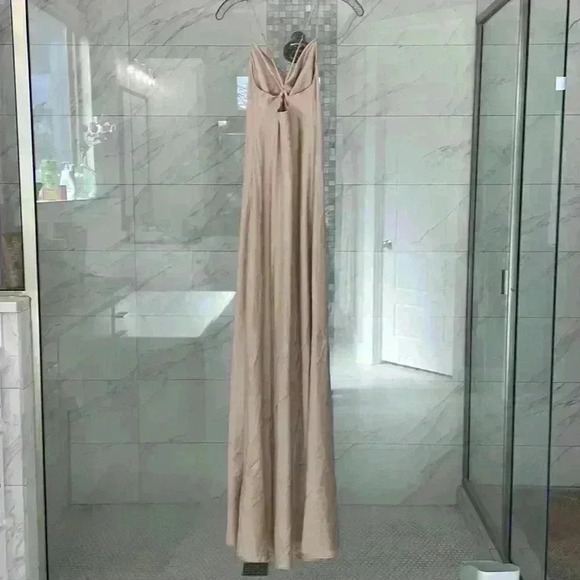 Show me your mumu- Tuscany Slip On Maxi Dress Satin Sz Small - Picture 8 of 10